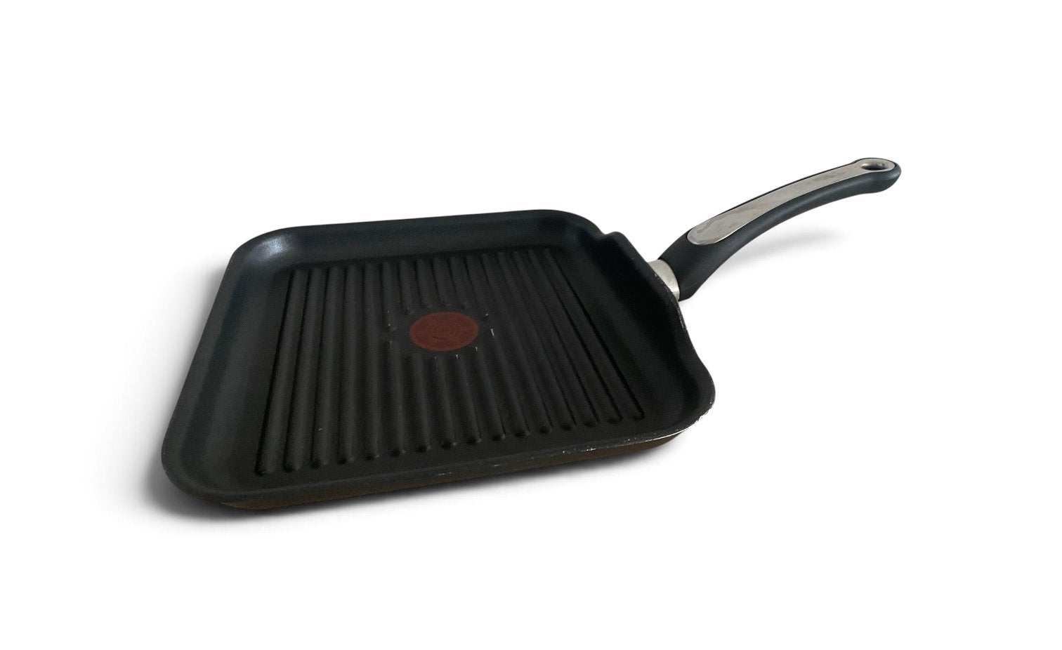 Tefal grillpan, Ophalen of Verzenden, Zo goed als nieuw, Rvs