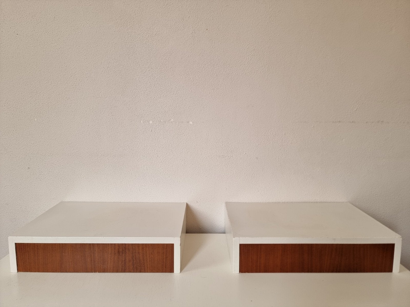 zwevende vintage ladekast wandkast nachtkastje, Ophalen, 25 tot 50 cm, Minder dan 150 cm, Minder dan 100 cm