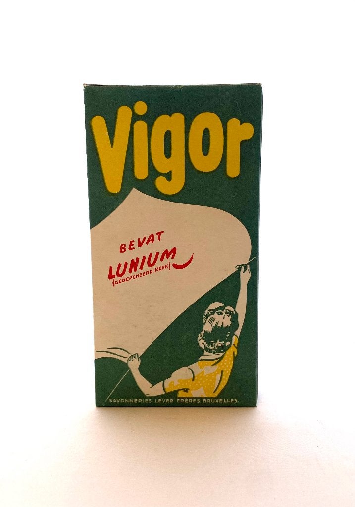 Oude verpakking Vigor wasmiddel, Verzamelen, Ophalen of Verzenden, Verpakking