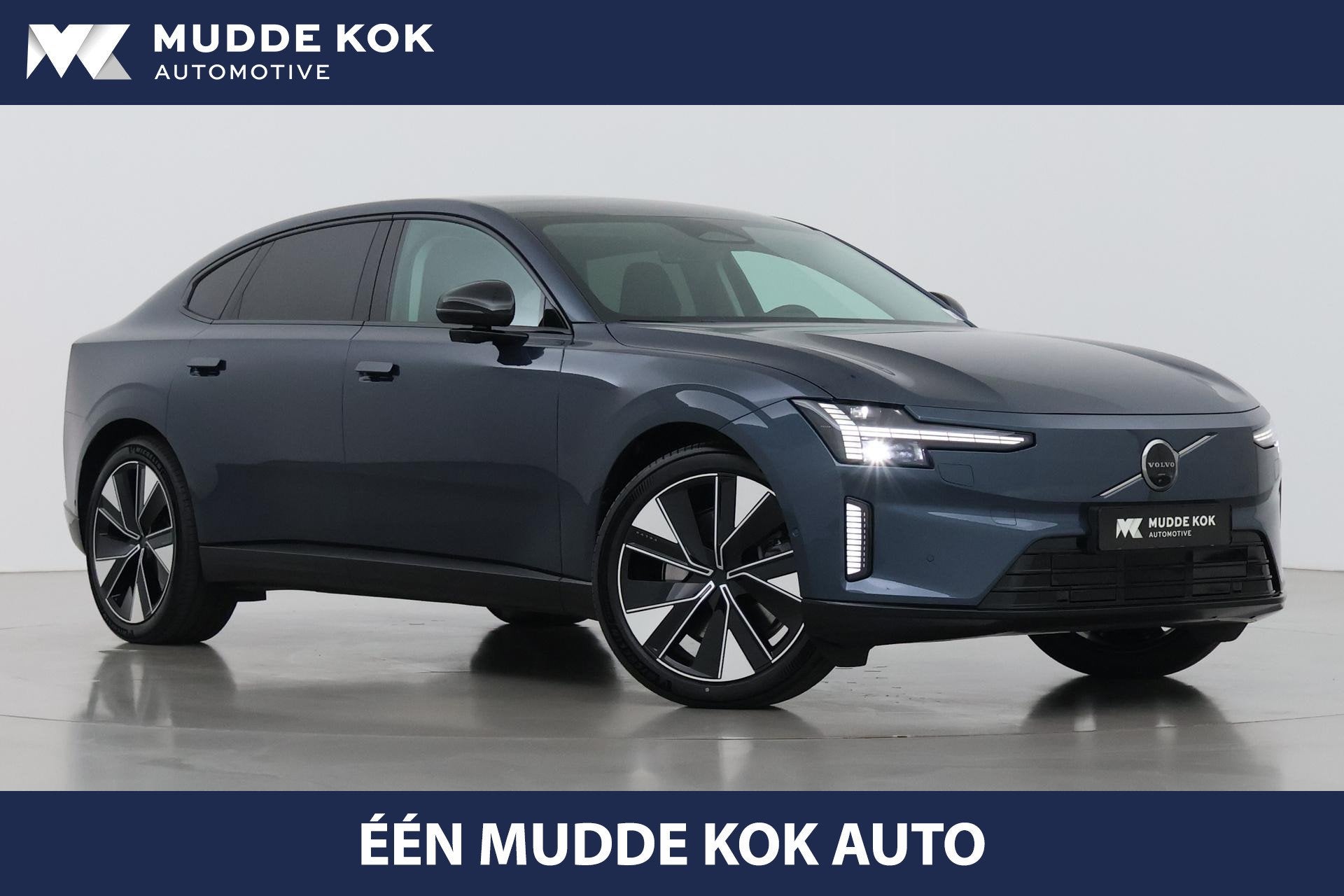 Volvo ES90 Single Motor Extended Range Plus 92 kWh | FACELIF, Auto's, Automaat, Gebruikt, 662 km, Blauw