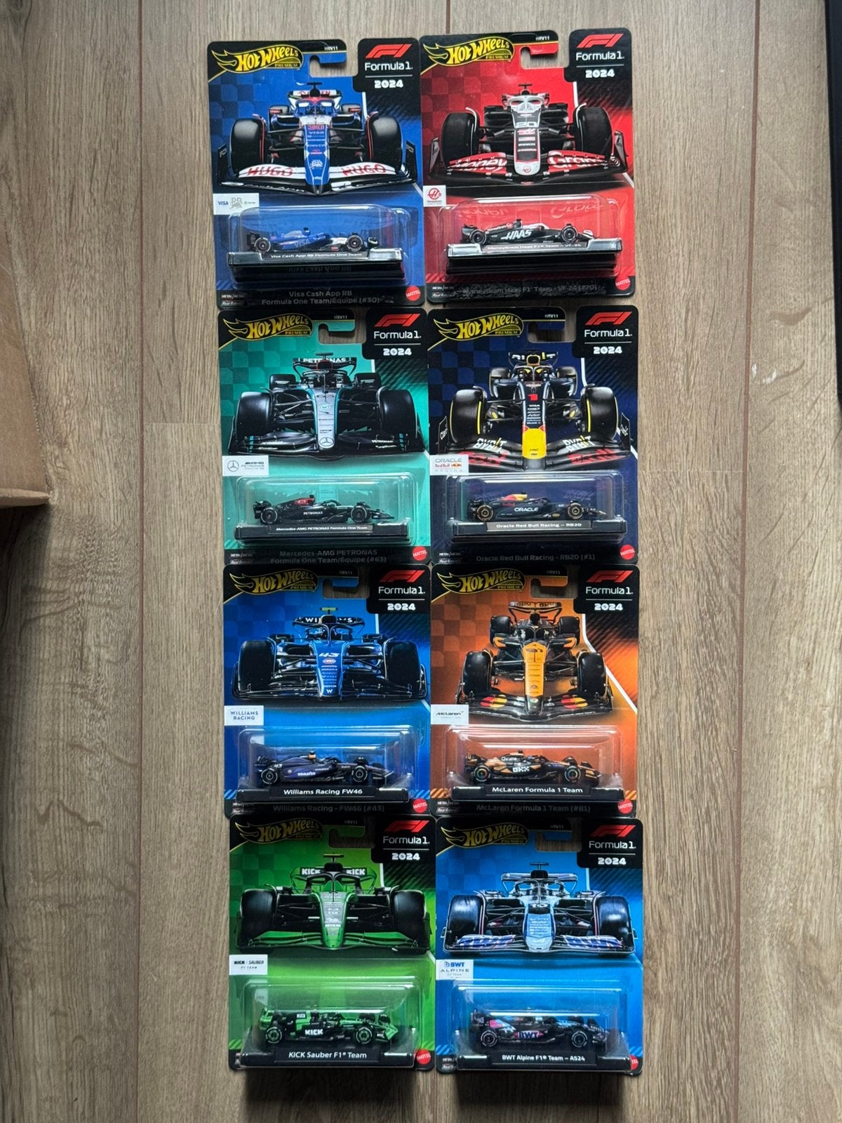 Collectie Hot Wheels Premium Formule 1 auto’s, Ophalen of Verzenden, Nieuw, Auto