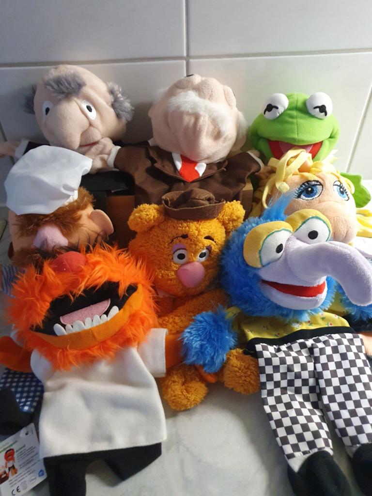 Muppets handpoppen volledige set uit 2012, Verzamelen, Albert Heijn, Ophalen of Verzenden