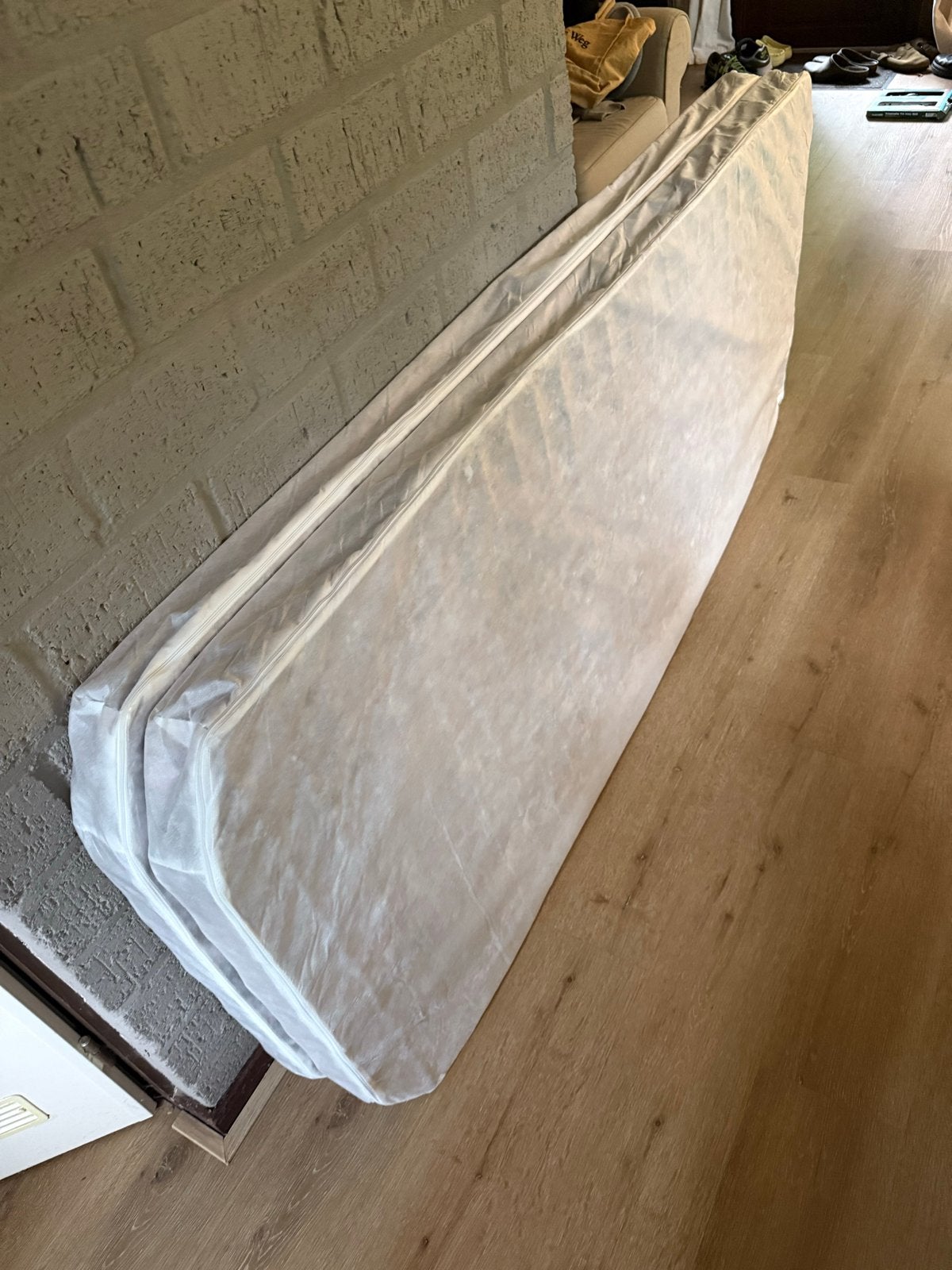 2x IKEA Espevär boxspring elementen 80x200, Ophalen, Gebruikt, Tweepersoons, Bedbodem