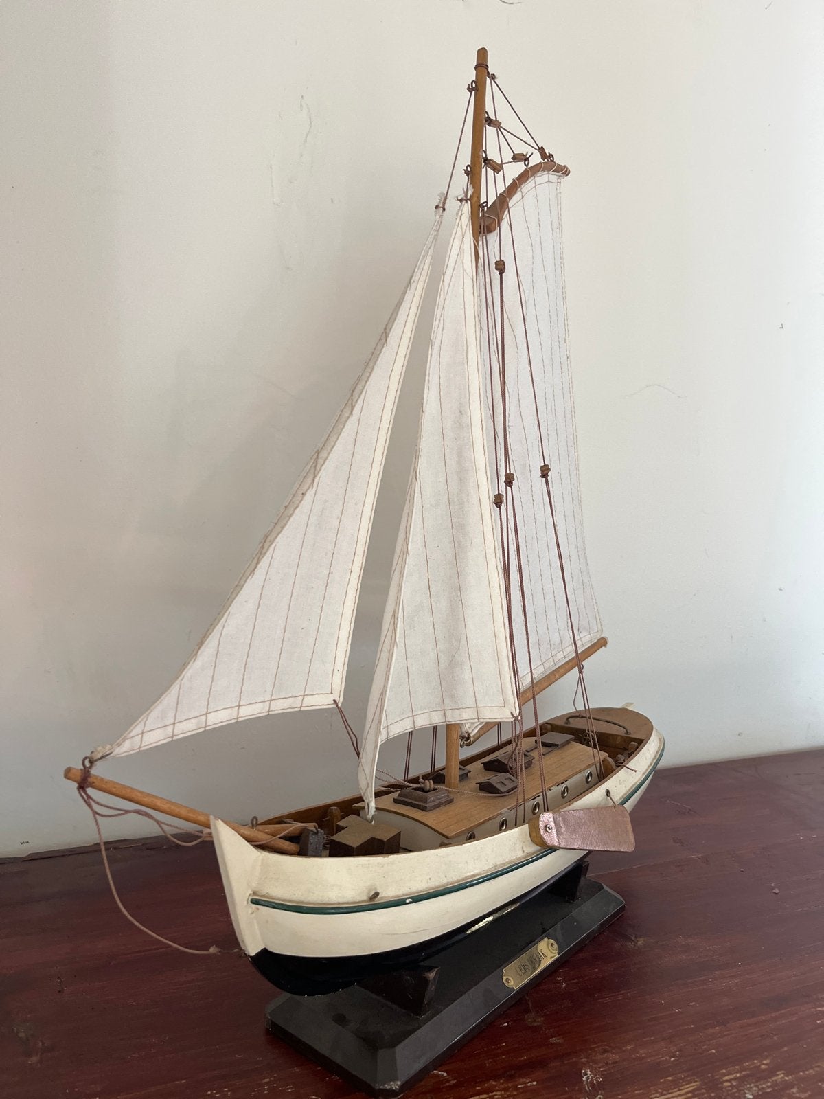 Prachtig Lemsteraak Scheepsmodel - Lichte Restauratie Nodig, Hobby en Vrije tijd, Ophalen, Gebruikt, Groter dan 1:32, Overige merken