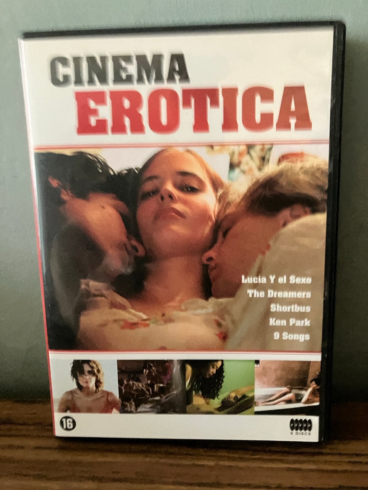 Cinema Erotica - 5 Discs (Lucia Y el Sexo, The Dreamers), Cd's en Dvd's, Engels, Vanaf 16 jaar, Romantiek, Overige gebieden