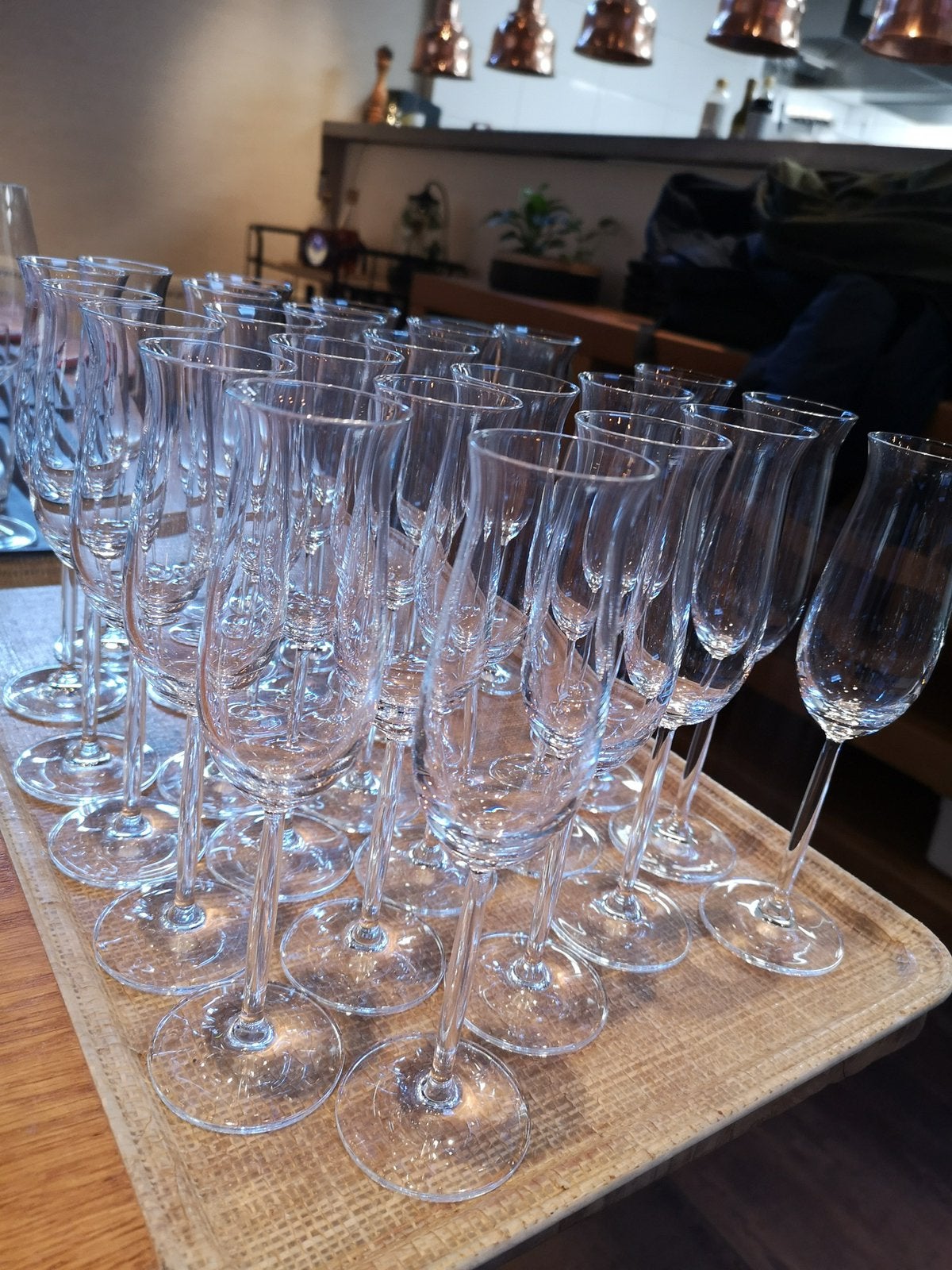 Schott Zwiesel champagneglazen - 30 stuks, Ophalen of Verzenden, Zo goed als nieuw, Overige typen