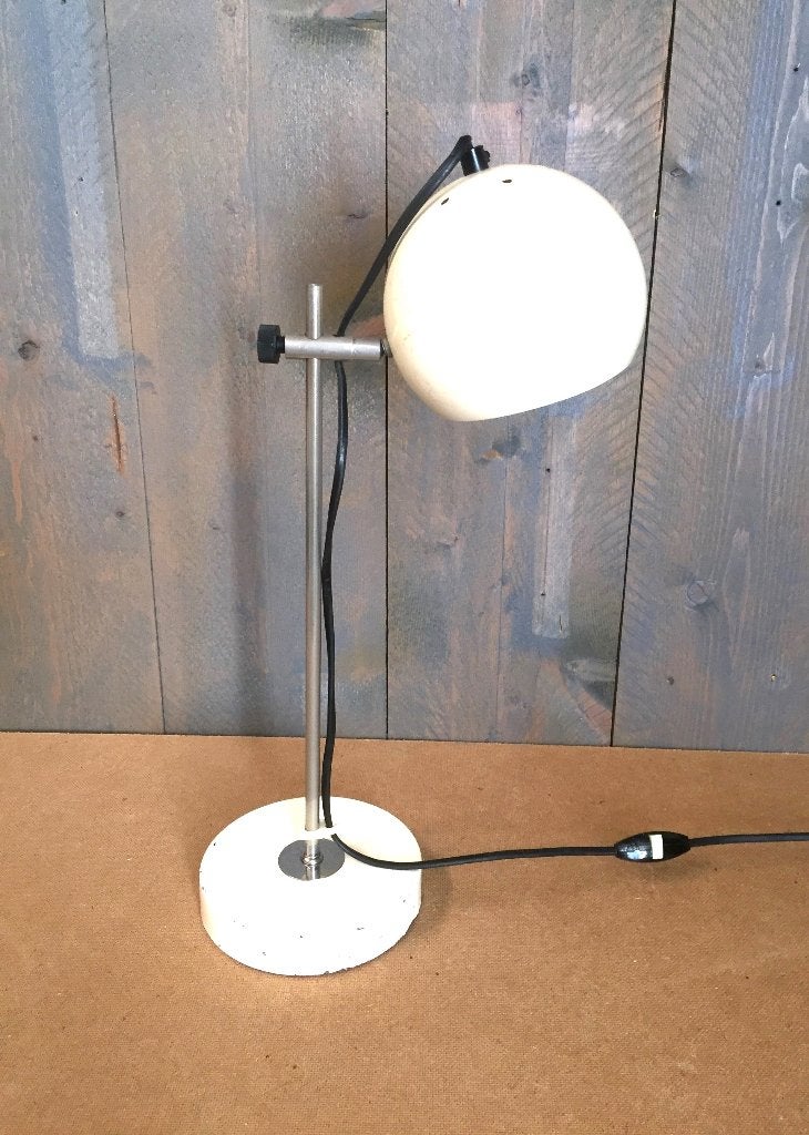 bureaulamp, tafellamp bollamp, VEB Leuchten, jaren '70, Gebruikt, Overige merken, E14 (klein), Overige stijlen