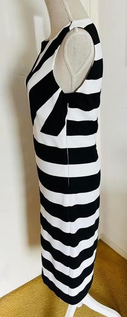 Claudia Strater zwart/witte jurk maat 38/40, Kleding | Dames, Maat 38/40 (M), Zwart, Ophalen of Verzenden, Zo goed als nieuw