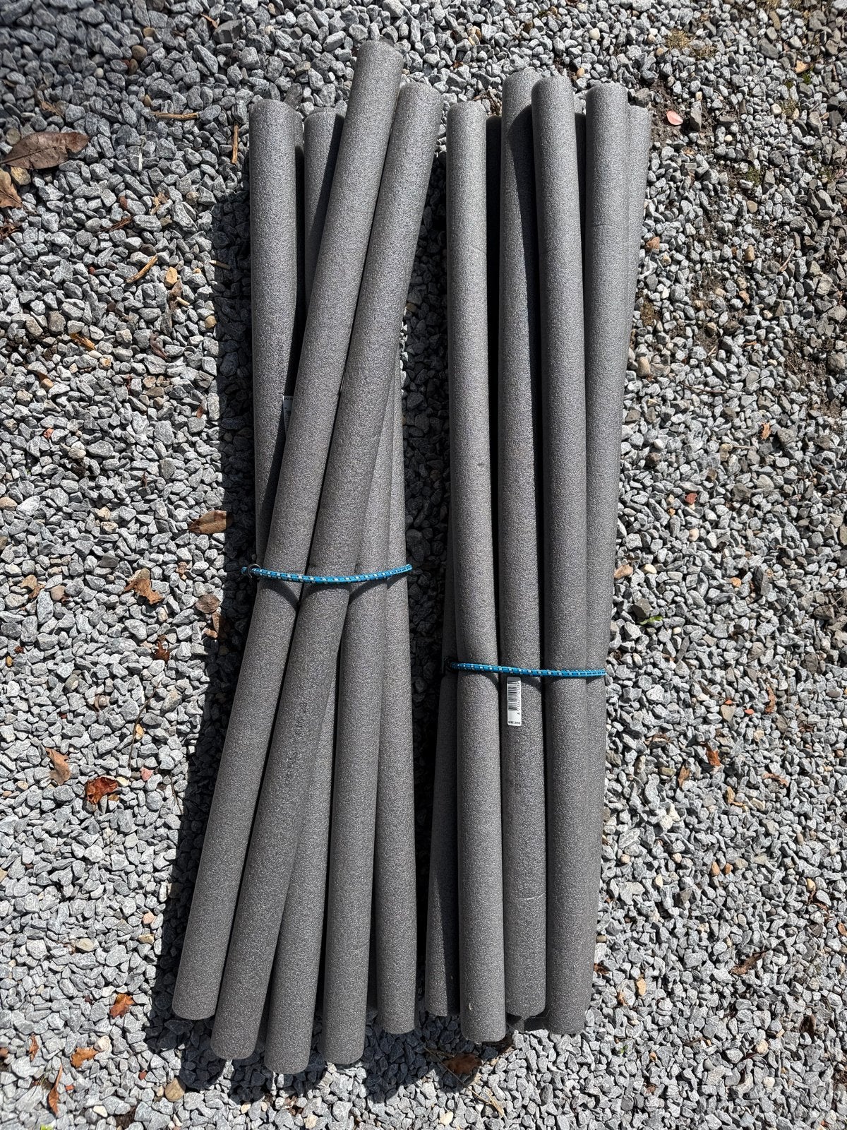 19x Buisisolatie 28mm grijs - 1 meter lengte, Overige materialen, Nieuw, Minder dan 5 m², Ophalen