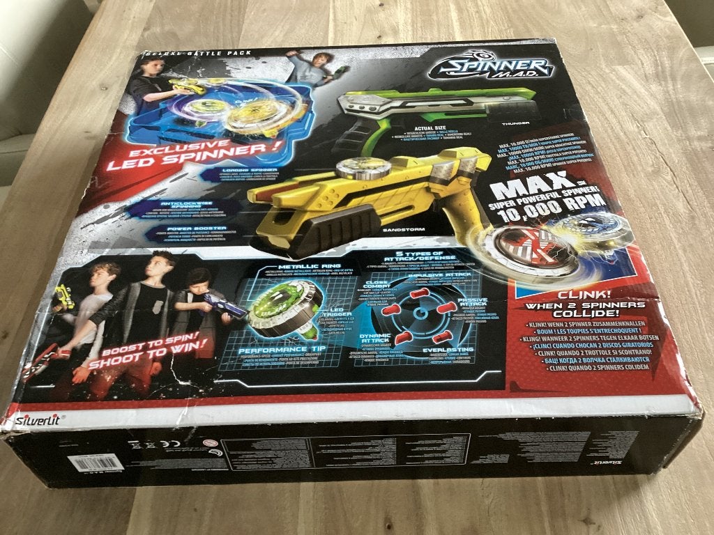 Silverlit  spinner mad de luxe, battle pack., Ophalen, Zo goed als nieuw, Jongen