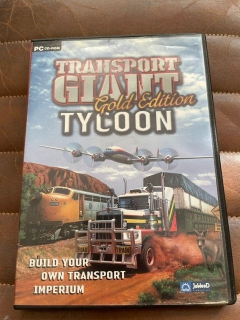 Transport Giant Gold Edition Tycoon PC CD-ROM Spel, 1 speler, Ophalen of Verzenden, Zo goed als nieuw, Vanaf 3 jaar