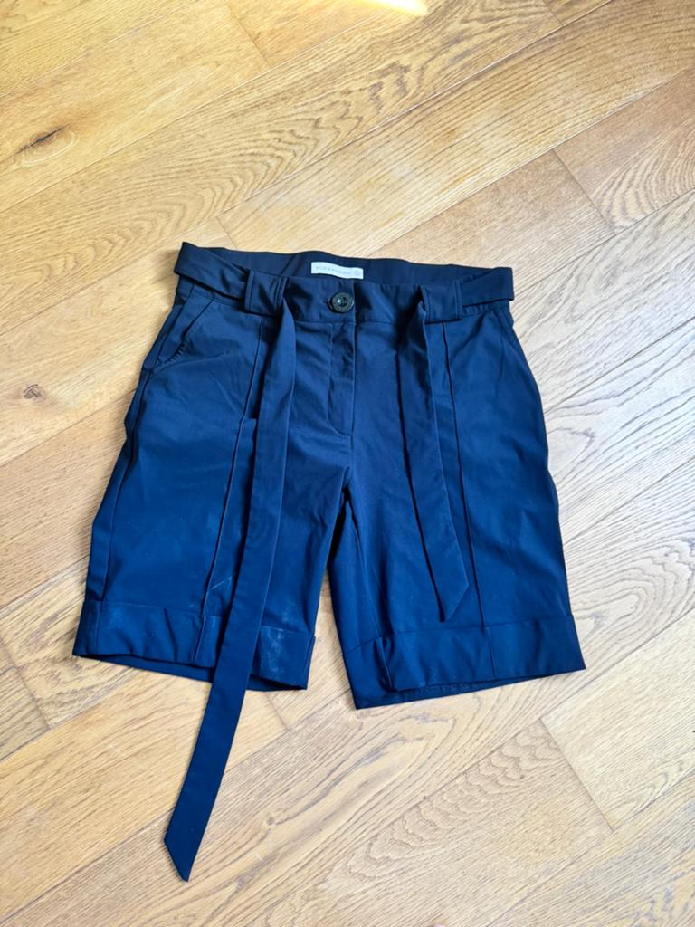 Studio Anneloes geklede bermuda travelstof zwart S, Kleding | Dames, Broeken en Pantalons, Kort, Zwart, Ophalen of Verzenden, Zo goed als nieuw
