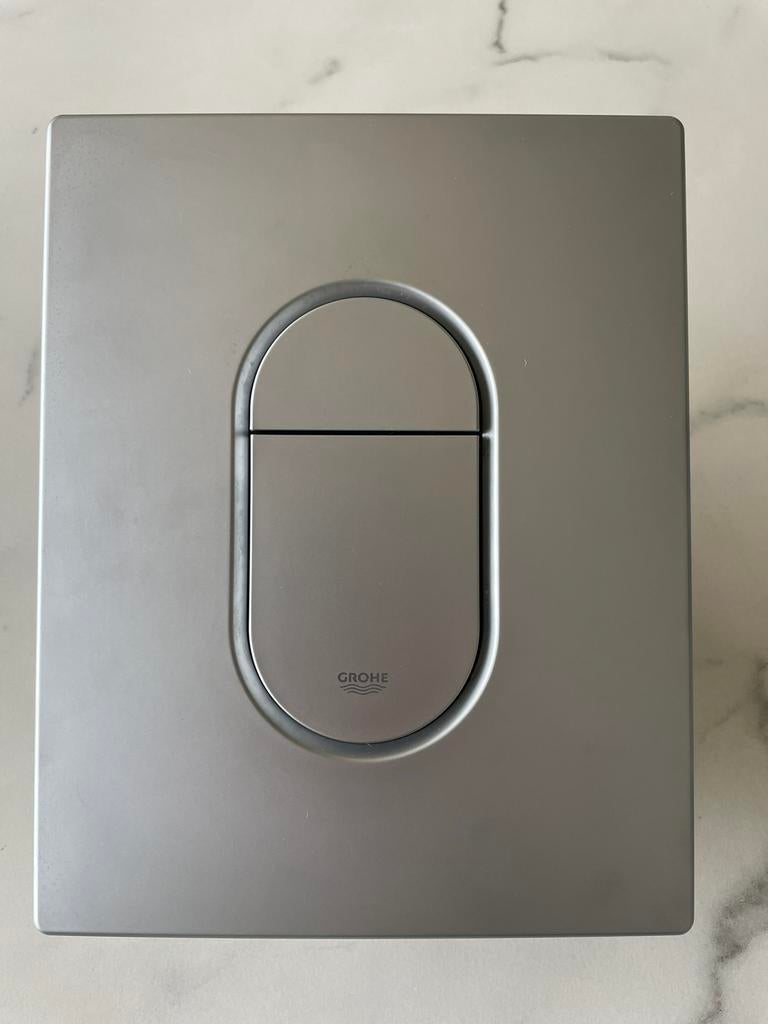 Grohe bedieningsplaat mat chroom (nieuw), Doe-het-zelf en Verbouw, Sanitair, Ophalen of Verzenden, Zo goed als nieuw, Chroom, Toilet