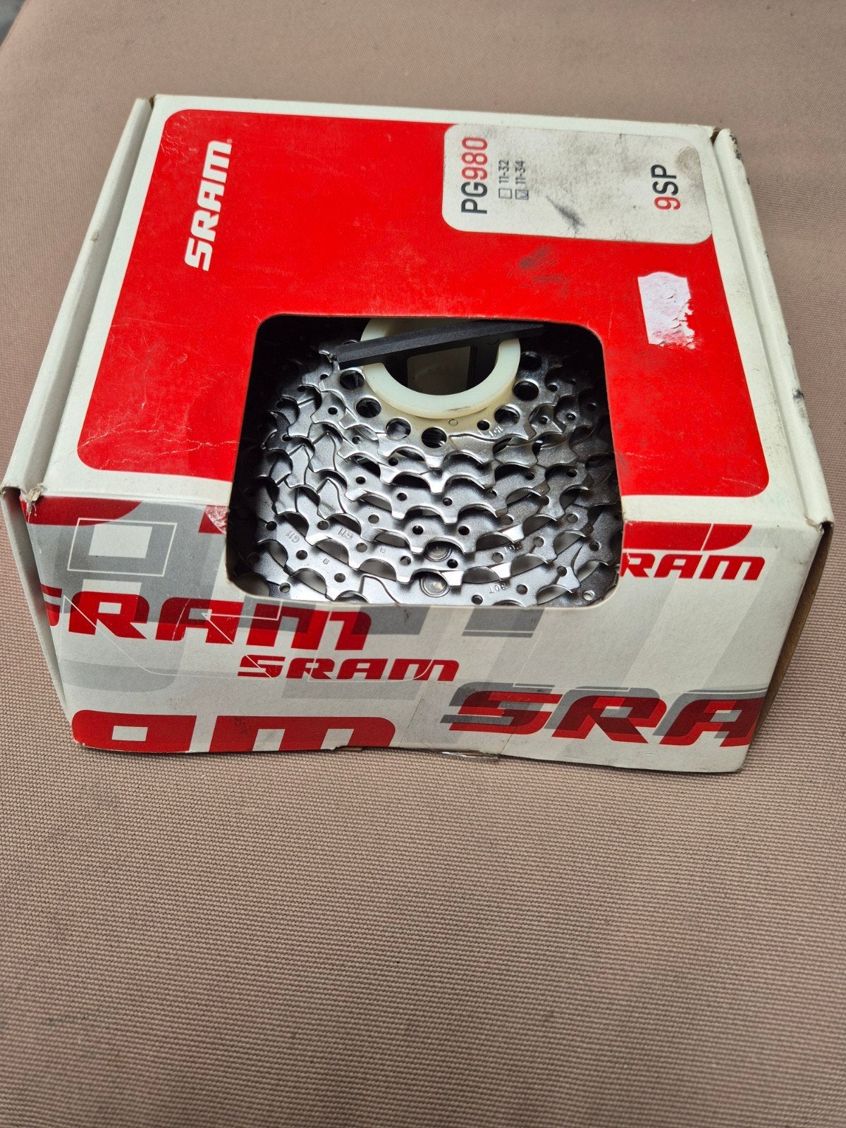 SRAM PG980 9-speed cassette 11-34T, Fietsen en Brommers, Ophalen of Verzenden, Nieuw, Derailleur of Ketting, SRAM