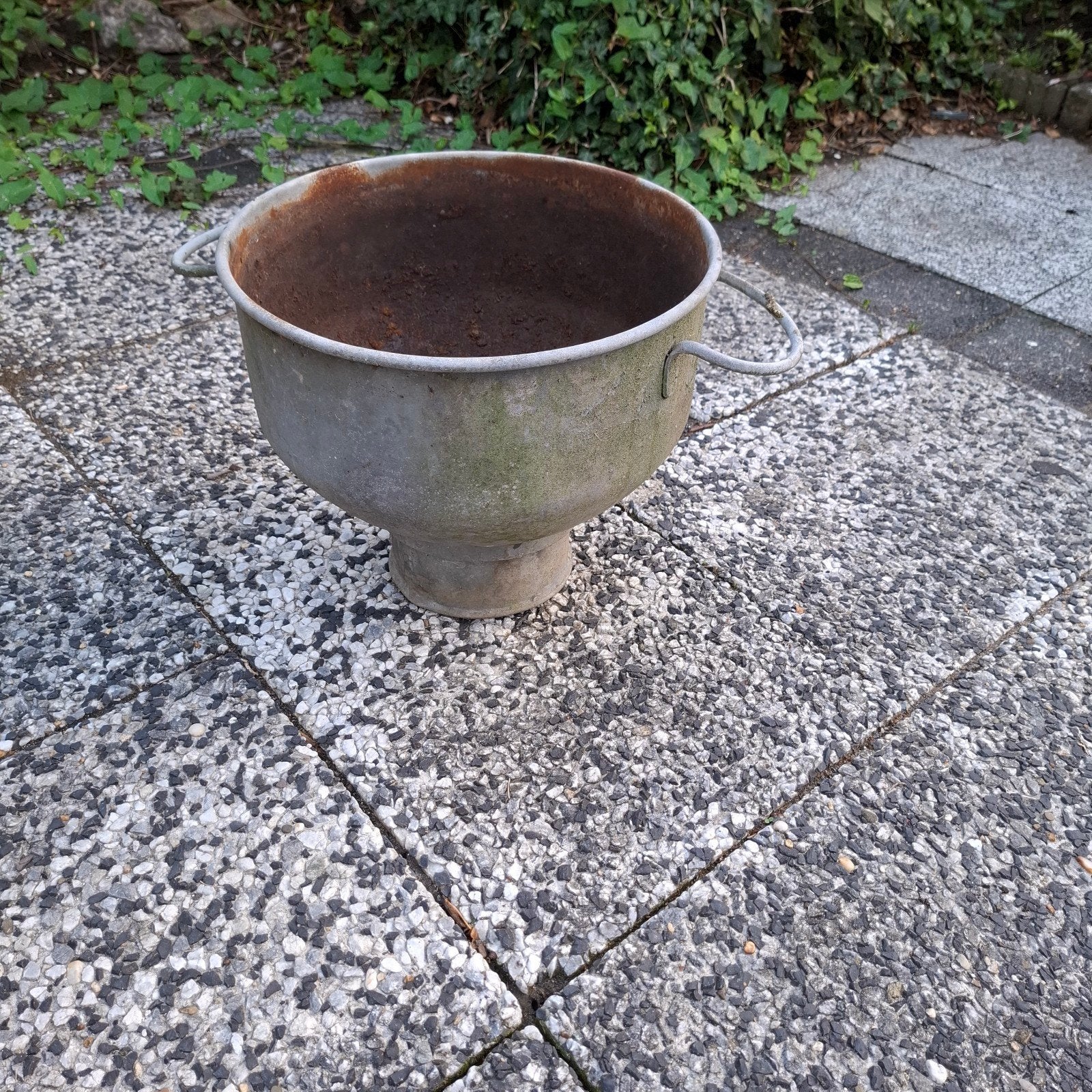 Vintage Zinken Melktheems - Decoratief voor Tuin, Antiek en Kunst, Ophalen of Verzenden