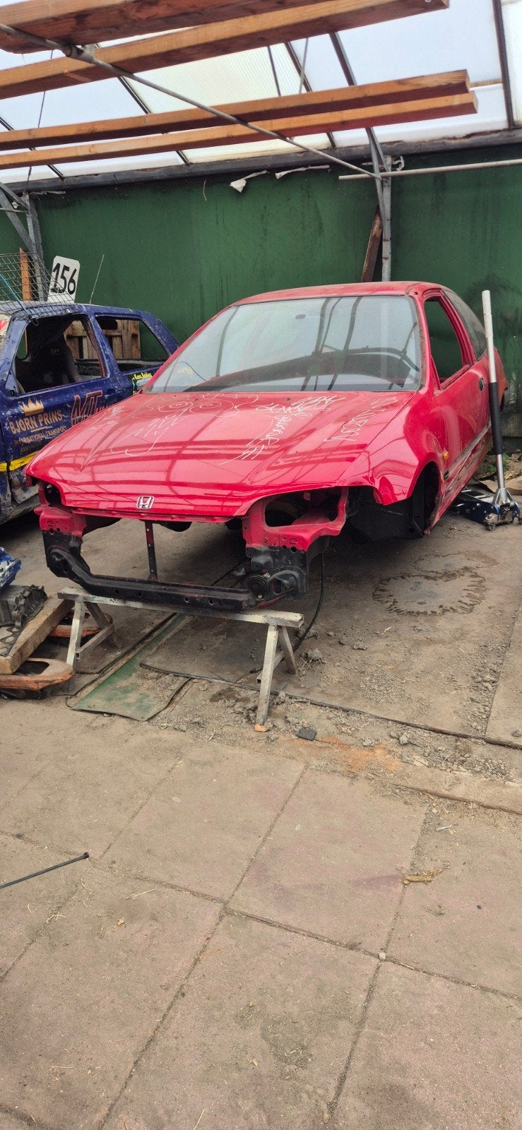 Honda eg carossorie met kenteken, Auto diversen, Ophalen
