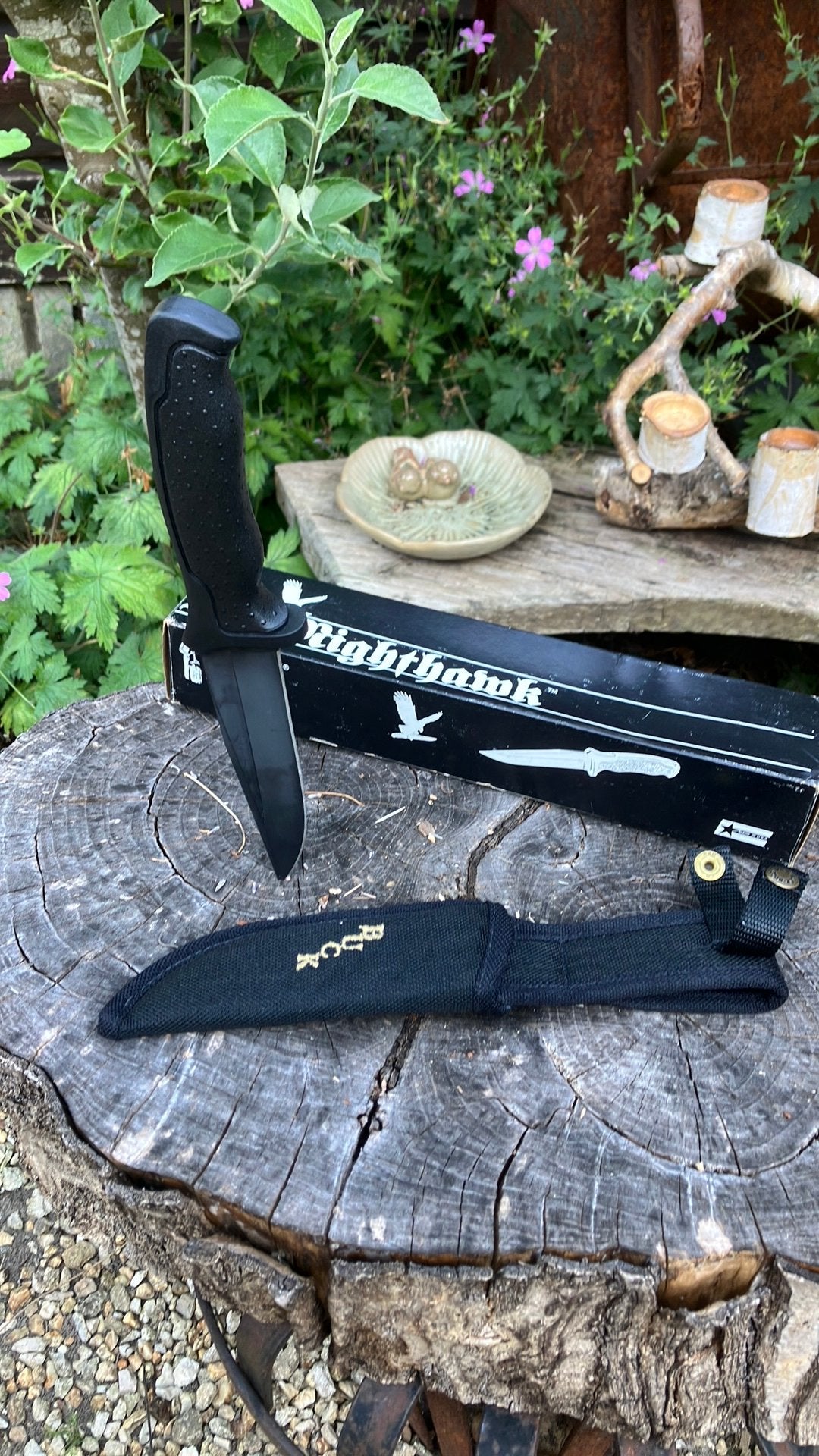 Buck knives Nighthawk 650/ Black knife mes, Ophalen of Verzenden, Landmacht, Amerika, Mes of Dolk