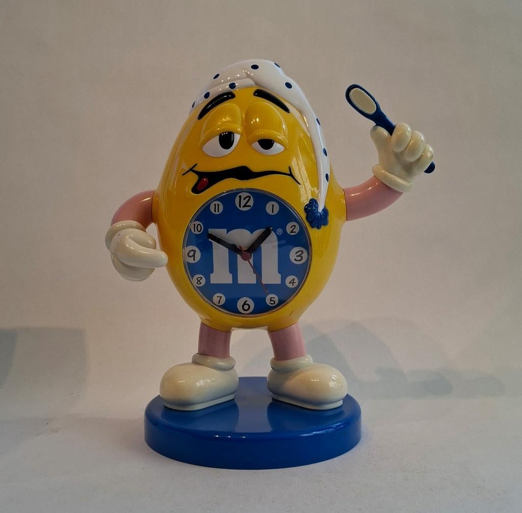 Zeldzame Retro M&Ms Wekker, Verzamelen, Merken en Reclamevoorwerpen, Ophalen of Verzenden, Zo goed als nieuw, Gebruiksvoorwerp