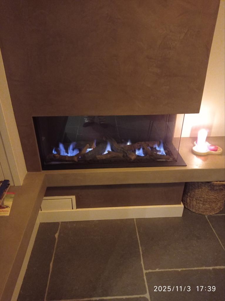 DRU Gashaard Metro 100XT2/XT3 - Inbouw, Ophalen, Zo goed als nieuw, Inbouwhaard, Gashaard