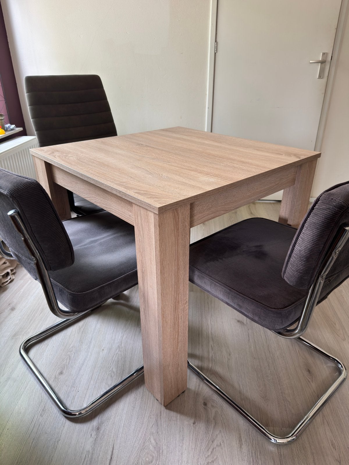 Vierkante eettafel, Huis en Inrichting, Ophalen, 50 tot 100 cm, Vierkant, 50 tot 100 cm