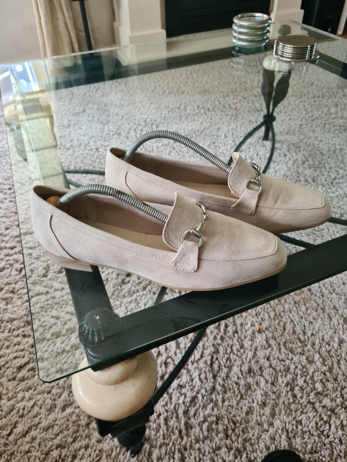 Nette beige loafers van Marco Tozzi - Maat 40, Marco Tozzi, Ophalen of Verzenden, Zo goed als nieuw, Instappers