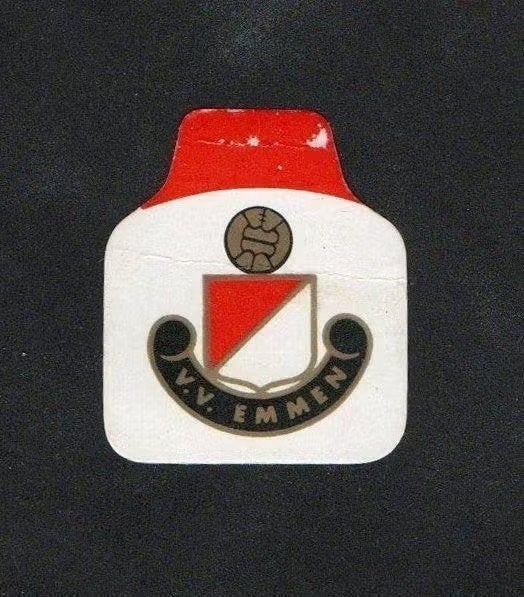 Embleem Logo VV Emmen Voetbal 1960., Verzamelen, Overige Verzamelen, Zo goed als nieuw, Ophalen of Verzenden