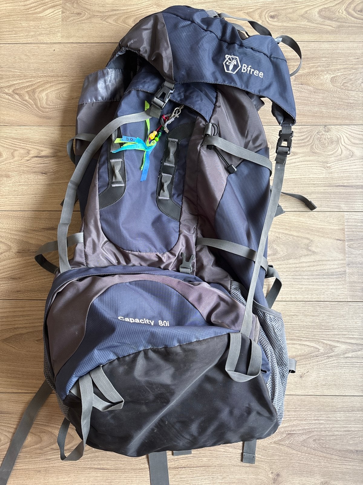 Bfree Backpack 80L - Ideaal voor reizen en wandelen, Caravans en Kamperen, Kampeeraccessoires, Ophalen of Verzenden, Gebruikt