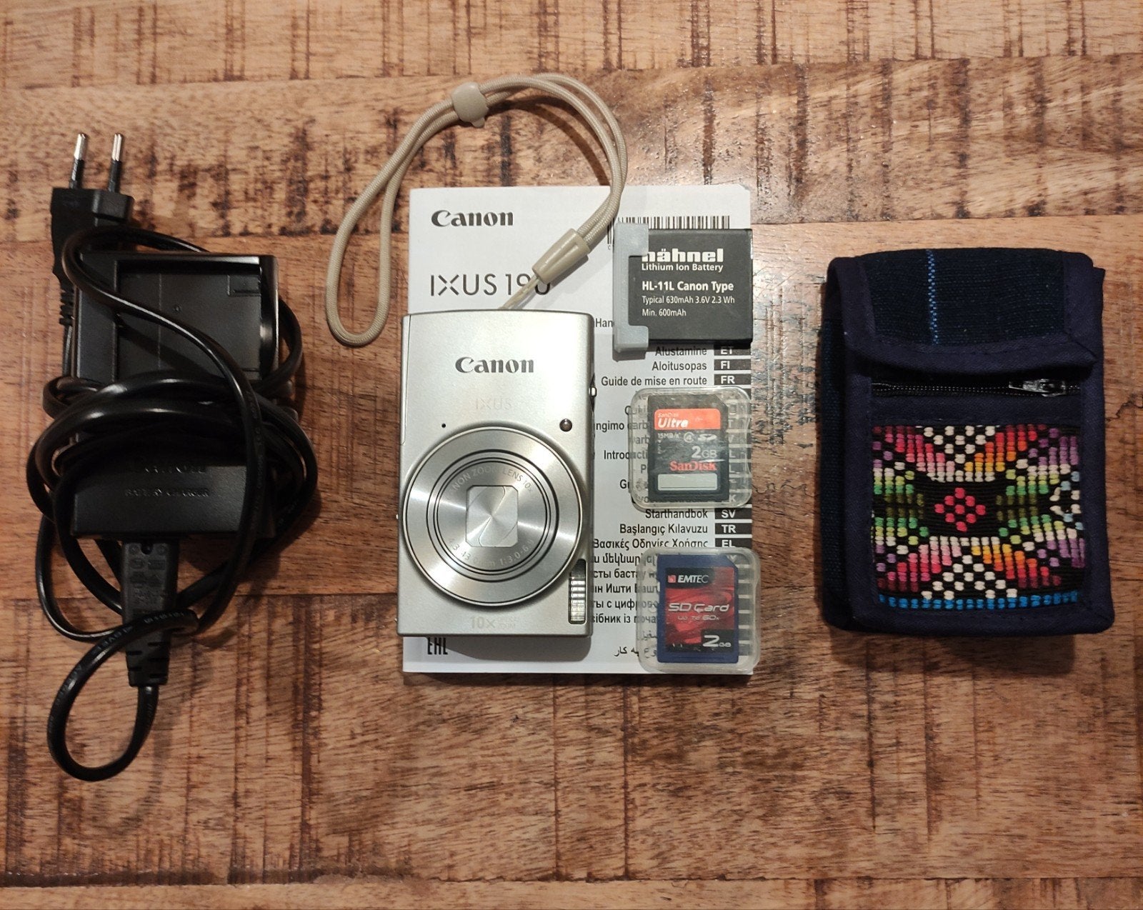 Canon IXUS 190 camera – Complete Topset in Nieuwstaat!, Ophalen of Verzenden, Zo goed als nieuw