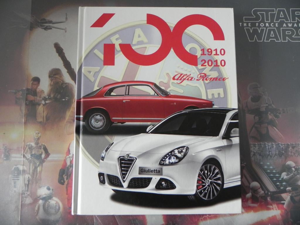 Autoboek 100 jaar Alfa Romeo 1910-2010, Gelezen, Alfa Romeo, Ophalen of Verzenden, Alfa Romeo
