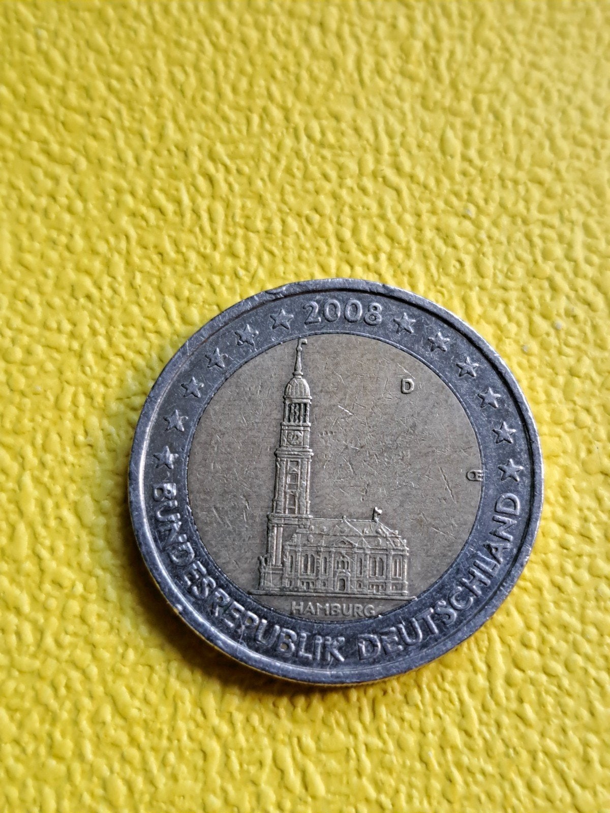 2 euro cc Duitsland 2008 Hamburg (D), Ophalen of Verzenden, Duitsland, 2 euro