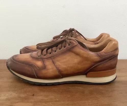 Magnanni leren sneakers bruin maat 39,5, Kleding | Heren, Schoenen, Bruin, Ophalen of Verzenden, Sneakers of Gympen, Magnanni