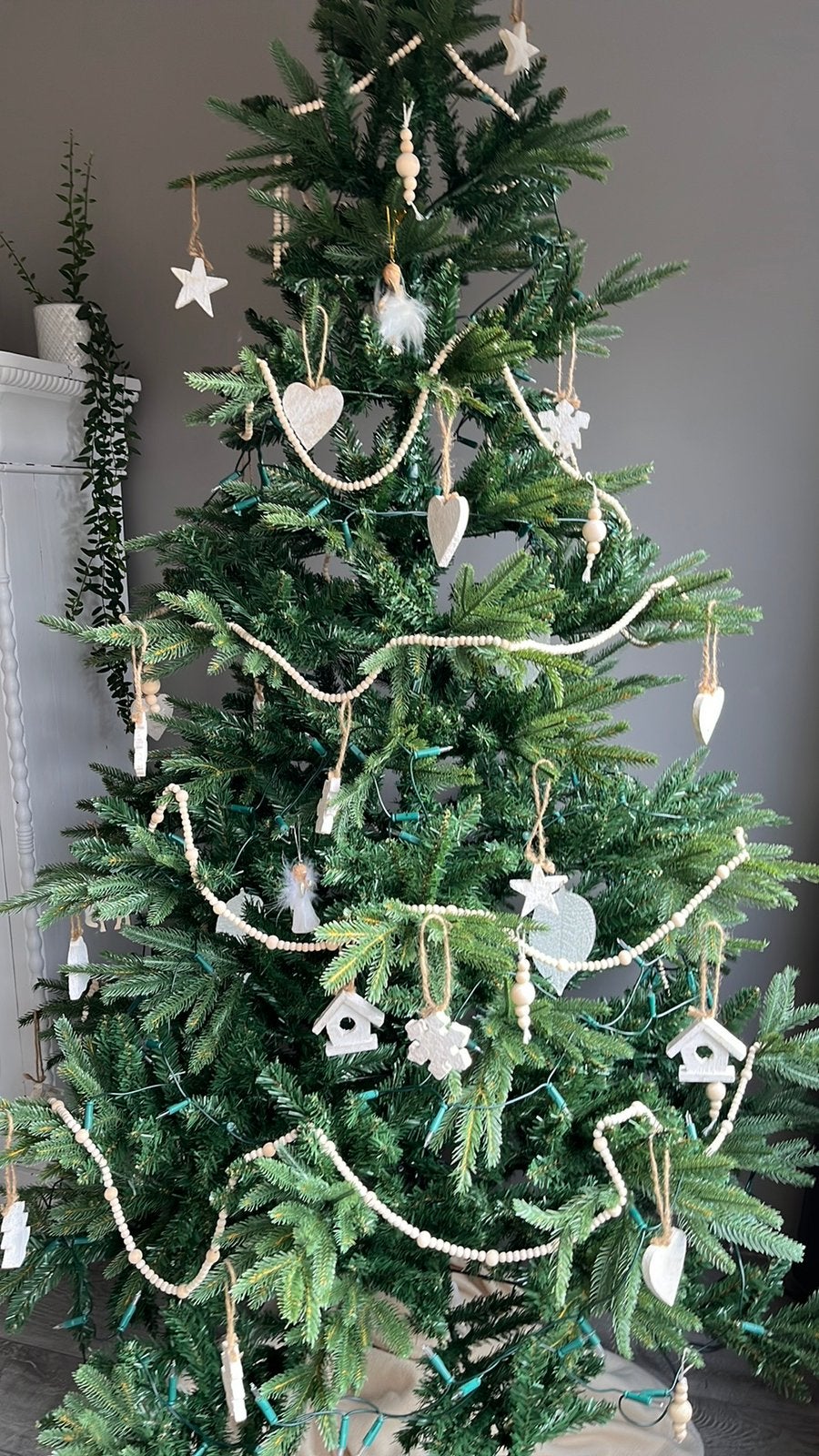 Kunstkerstboom 210cm hoog, Diversen, Ophalen, Zo goed als nieuw