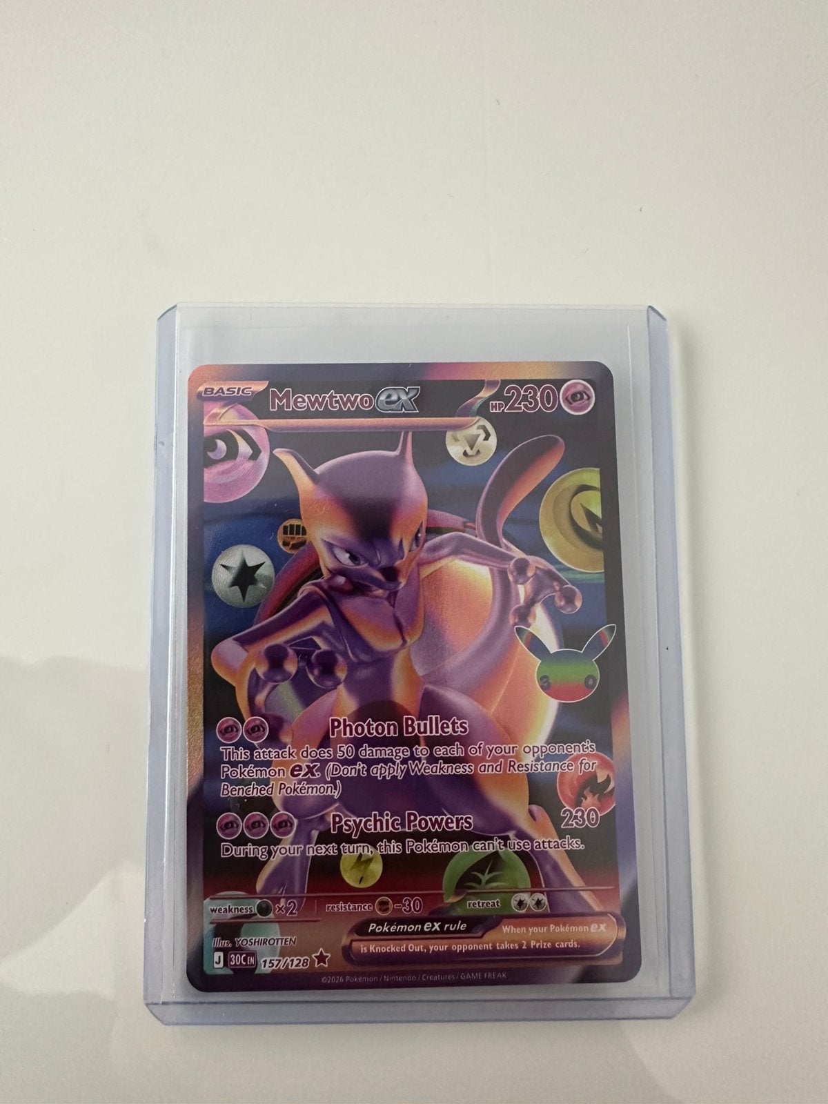 Mewtwo ex Futuristic Rare 157/128, Ophalen of Verzenden, Zo goed als nieuw