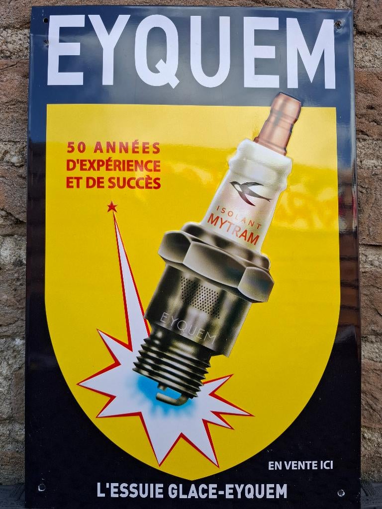 Reclamebord Eyquem, Ophalen of Verzenden, Nieuw, Auto's