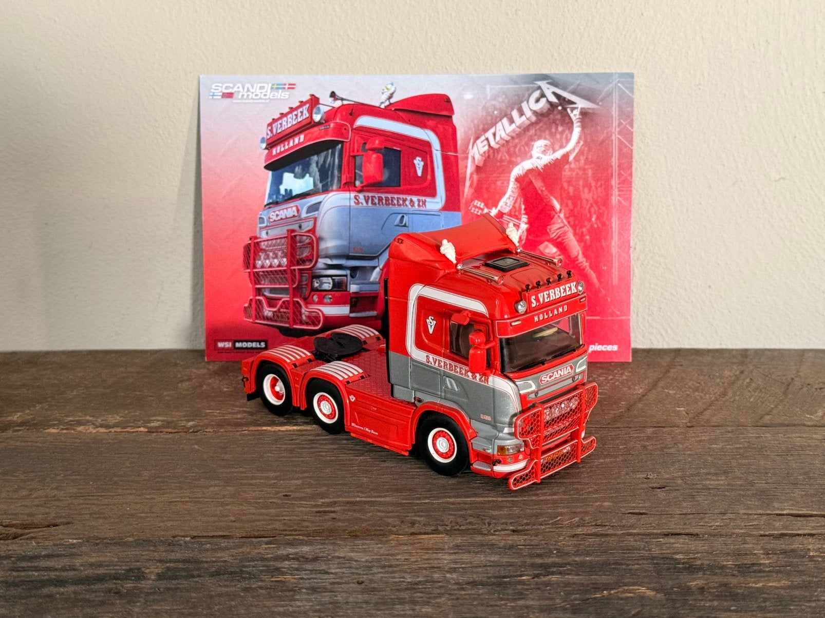 WSI - Scania Highline S. Verbeek, Ophalen of Verzenden, Zo goed als nieuw, Bus of Vrachtwagen, Wsi