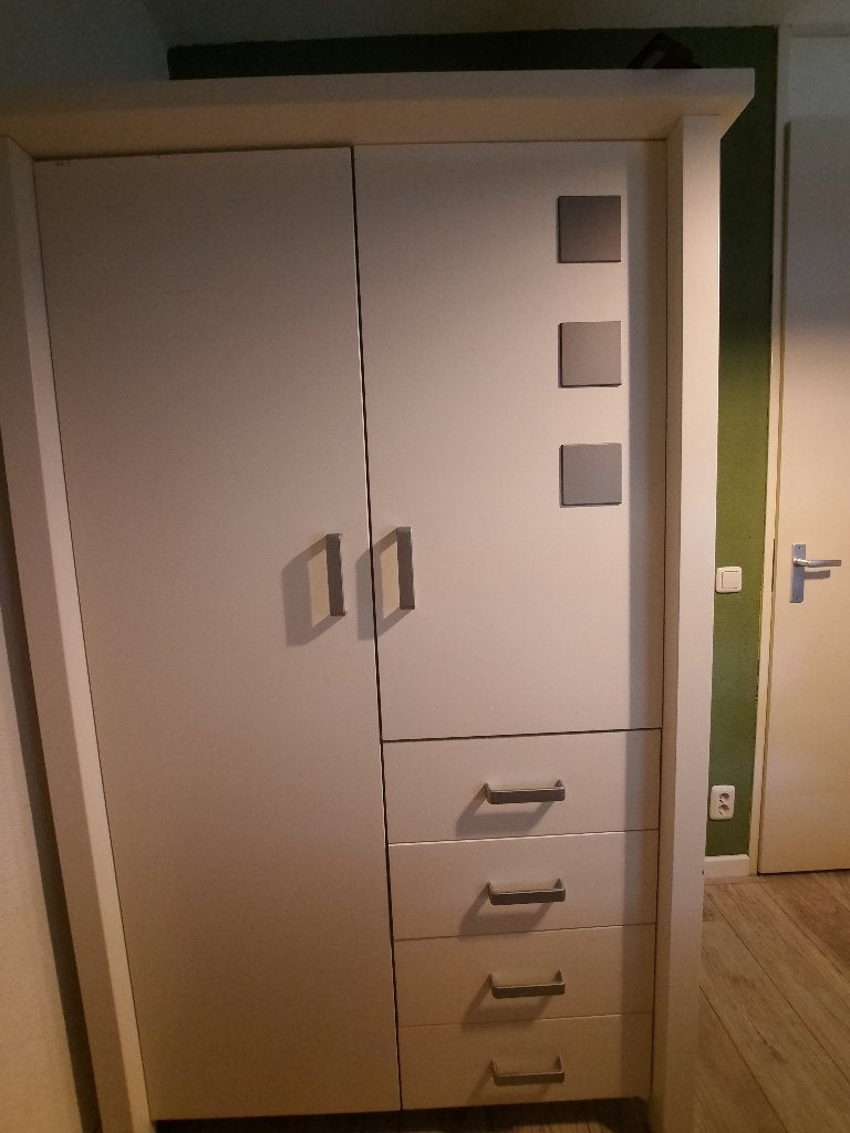 Kledingkast, Huis en Inrichting, Kasten | Kledingkasten, Gebruikt, 100 tot 150 cm, Modern, 150 tot 200 cm