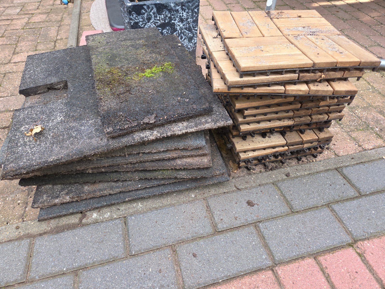 tegels, Ophalen, Gebruikt, Overige materialen