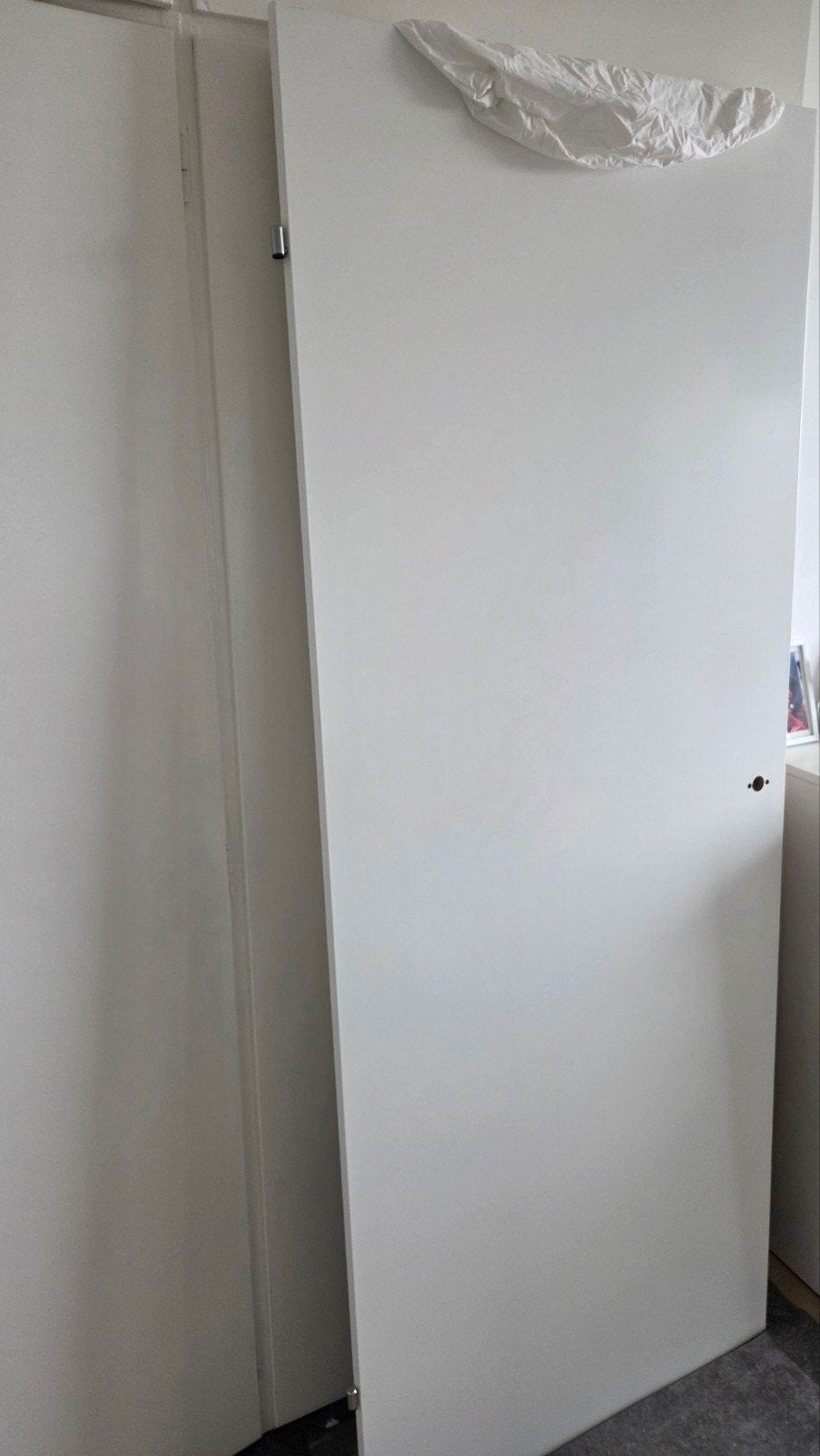 Svedex opdekdeur 201.5cm x 78cm wit afgelakt superlak, Ophalen, 80 tot 100 cm, Binnendeur, Nieuw
