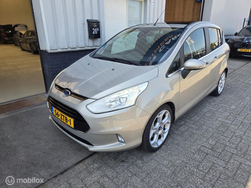 Ford B-Max 1.0 EcoBoost Titanium incl nw riem., Auto's, Ford, Euro 5, Gebruikt, 750 kg, Origineel Nederlands