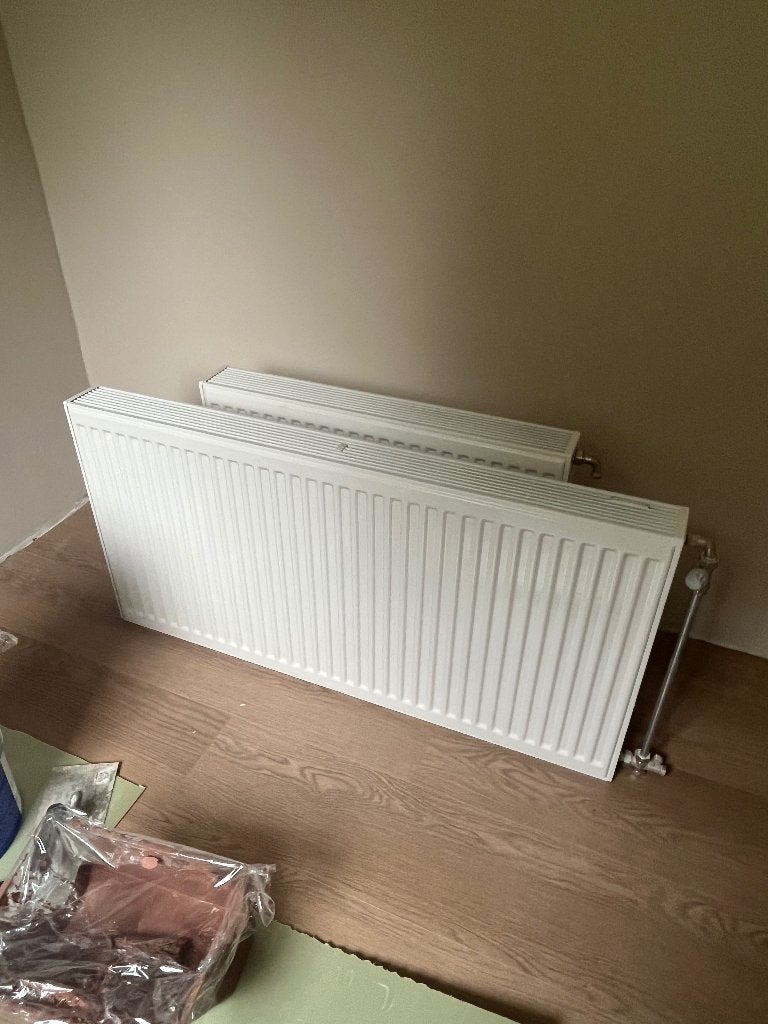 Brugman Compact 4 paneelradiator, Ophalen, 30 tot 80 cm, Hoog rendement (Hr), Radiator