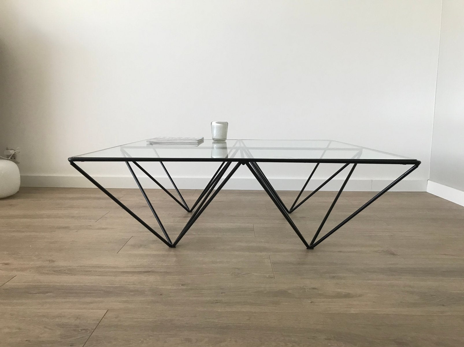 Vintage paolo piva alanda coffee table Rotterdam belgie, Ophalen of Verzenden, Zo goed als nieuw, Rechthoekig, 50 tot 100 cm