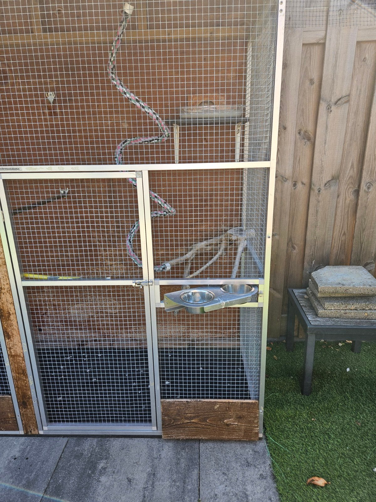 vogel volière, Dieren en Toebehoren, Ophalen, Gebruikt, Aluminium, Volière