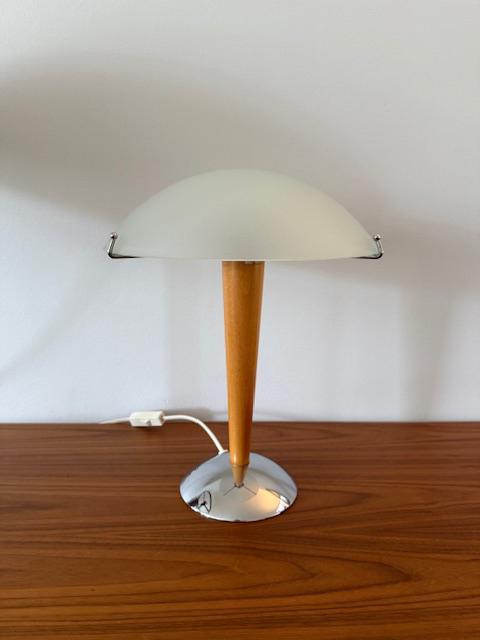 Tafellamp, Ikea, Kvintol, mushroom, typ B9503, vintage, ‘90, Ophalen of Verzenden, Zo goed als nieuw, Glas, Minder dan 50 cm