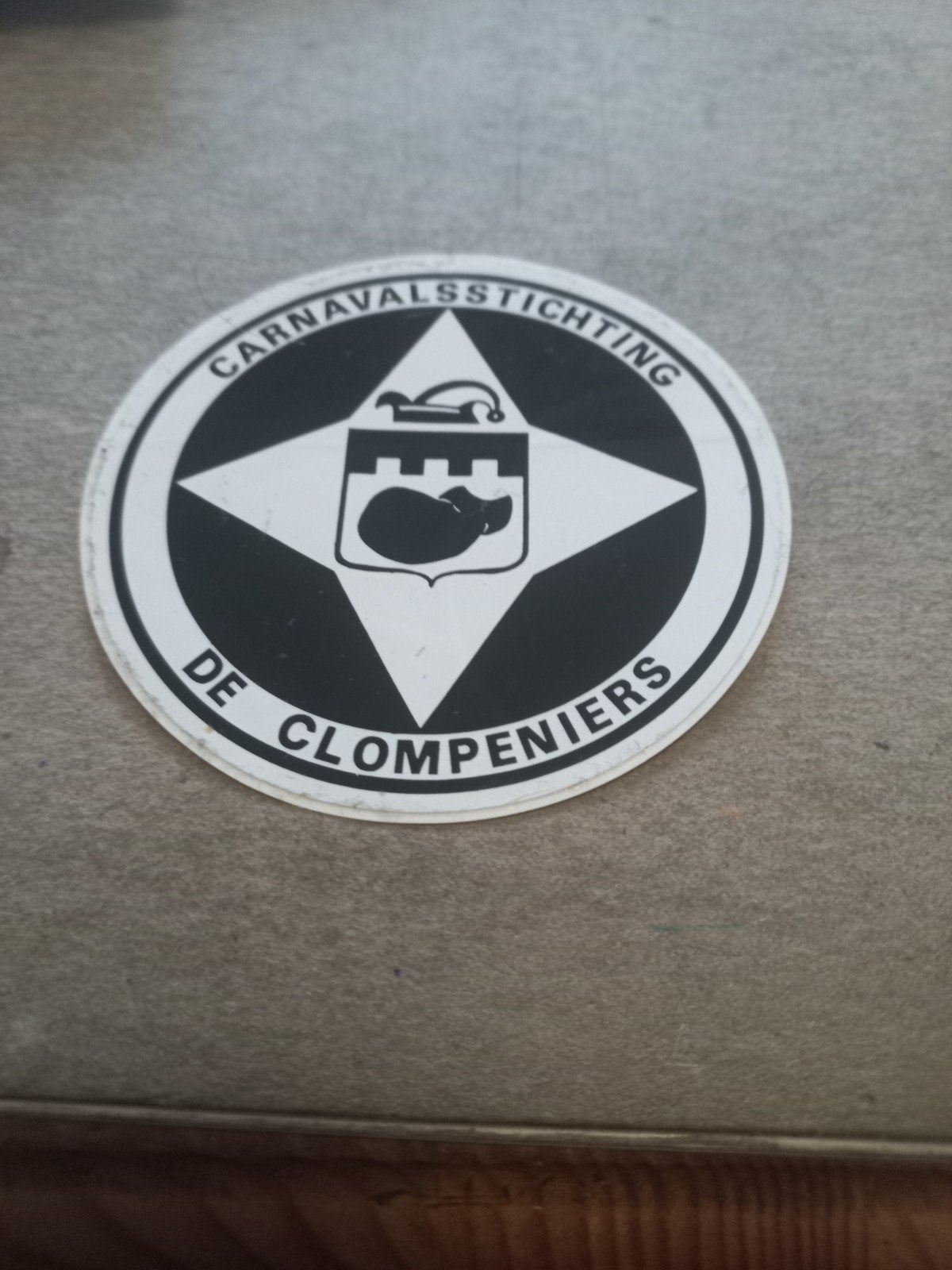 Carnavalsstichting De Clompeniers Sticker, Ophalen of Verzenden