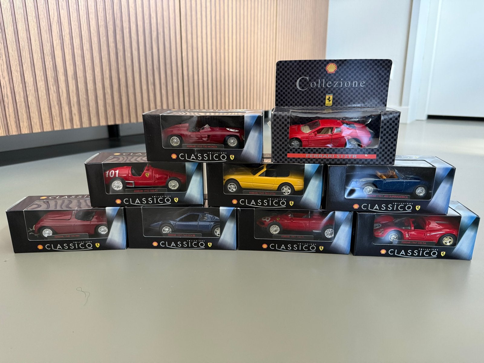 Shell Classico Ferrari Collectie - 10 Modellen, Ophalen of Verzenden, Nieuw, Auto, Overige merken