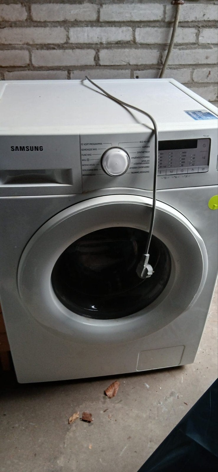 Samsung Wasmachine met Waterstop - Voorlader, Ophalen