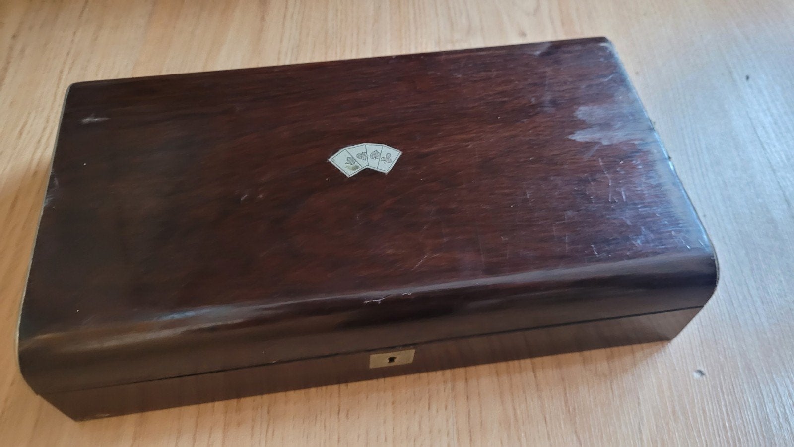oud doosje met inhoud, Verzenden