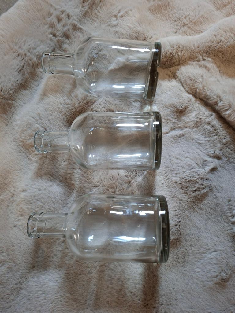 3 glazen decoratie flesjes, Ophalen of Verzenden, Overige typen