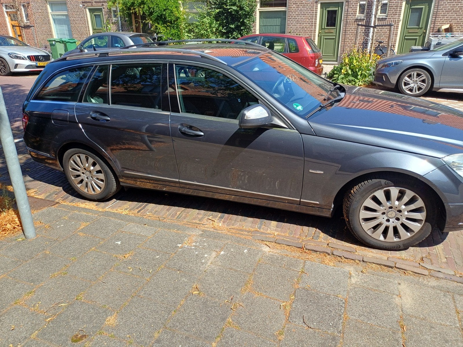 Mercedes-Benz C-Klasse 1.8 C180 Kompr. Estate AUT 2008 Grijs, Automaat, 1800 kg, Zwart, 1796 cc