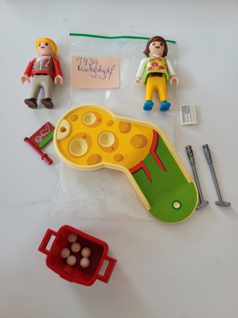 Playmobil midgetgolf 9439, Losse onderdelen, Zo goed als nieuw, Figuren, Family fun
